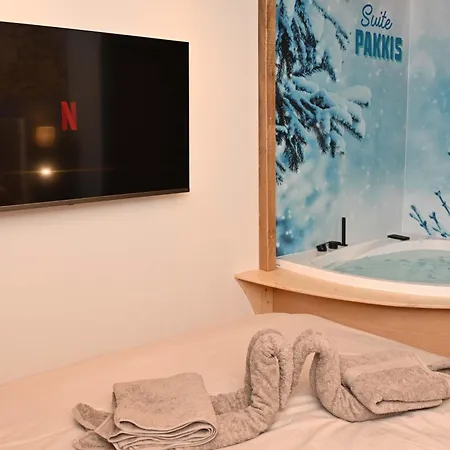 Pakkis Balneo & Ciel Etoile Boreal Apartment Verdun-sur-Meuse