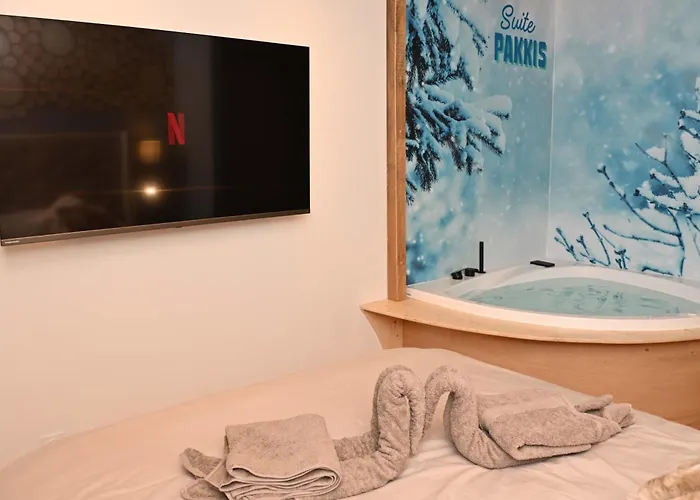 Pakkis Balneo & Ciel Etoile Boreal Apartment Verdun-sur-Meuse